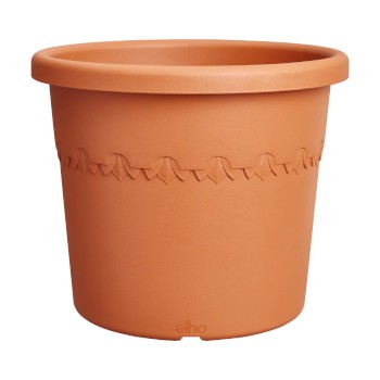 ELHO Algarve okrągła doniczka 58 cm ceglasty