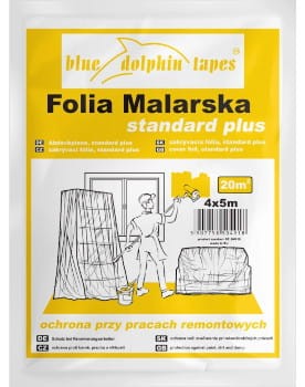Blue Dolphin Folia malarska standard plus 4 m x 5